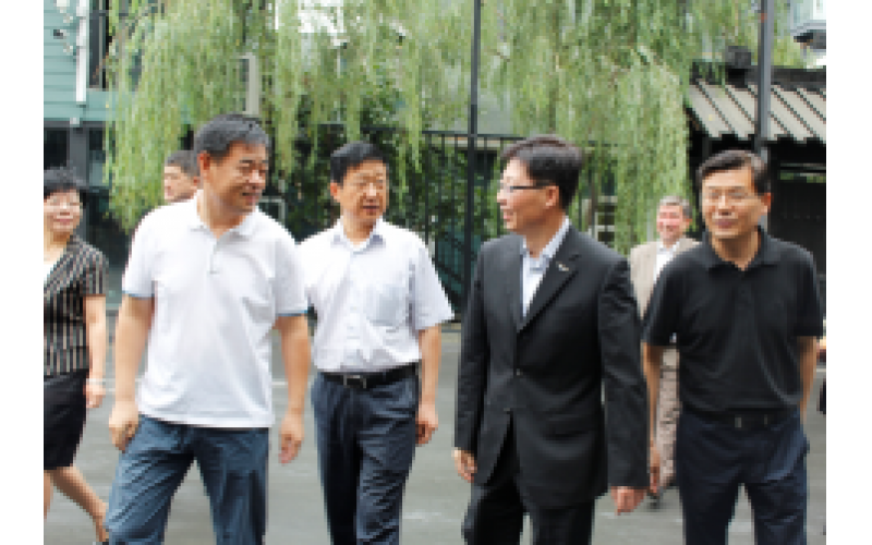 中國(guó)民航局副局長(zhǎng)王志清在野馬集團(tuán)參觀考察